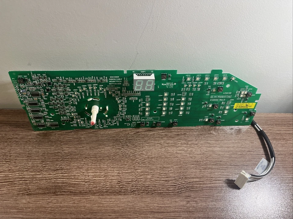 Genuine OEM WHIRLPOOL WASHER CONTROL BOARD W10051149 - Image 2 of 4