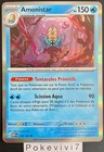 Carte Pokemon AMONISTAR 139/165 HOLO EV3.5 Ecarlate et Violet MEW 151 FR NEUF