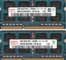 Memoria DDR3 8 GB (2x 4 GB) Dell Inspiron 14R (N4010) 14R (5423) 14Z (5437)