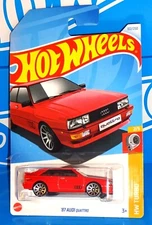 Hot Wheels 2024 New HW Turbo Series #102 '87 Audi Quattro Red w/ 10SPs