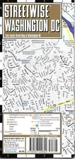 Map of Washington, DC, by Streetwise (Folded & Laminated) - 2018 edition
