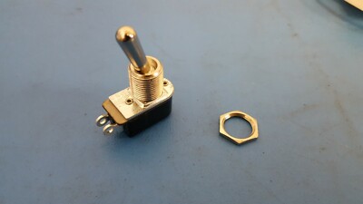 Toggle Switch SPST ON-OFF, 125V 6A Solder Lug Panel Mount, Carling 110 ...