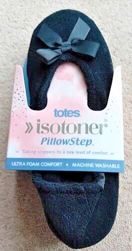 SAOLA Totes Ciabatte da Balletto Donna a Pillota Suola Durevole Lavabili Terry Nero S Nuove