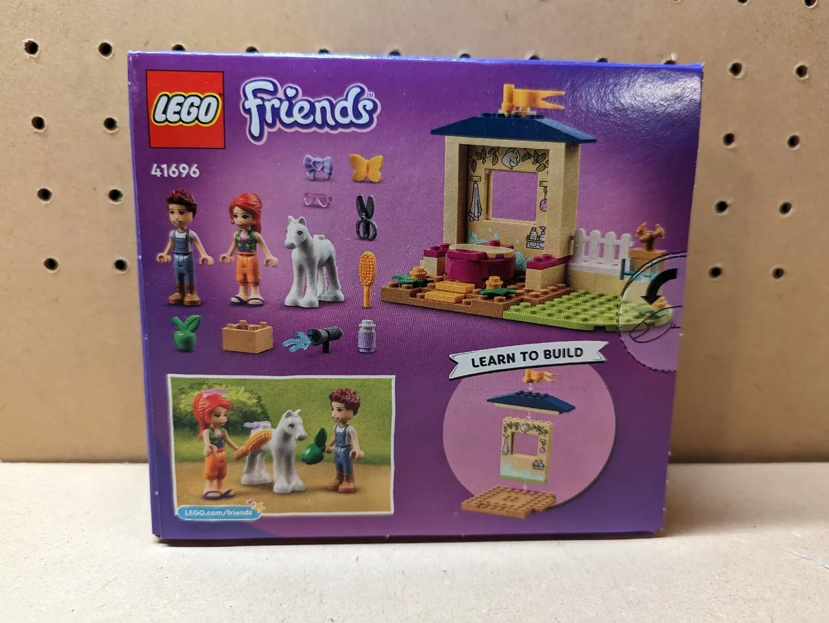 LEGO FRIENDS Pony Washing Stable 41696 Mia Daniel Building Toy
