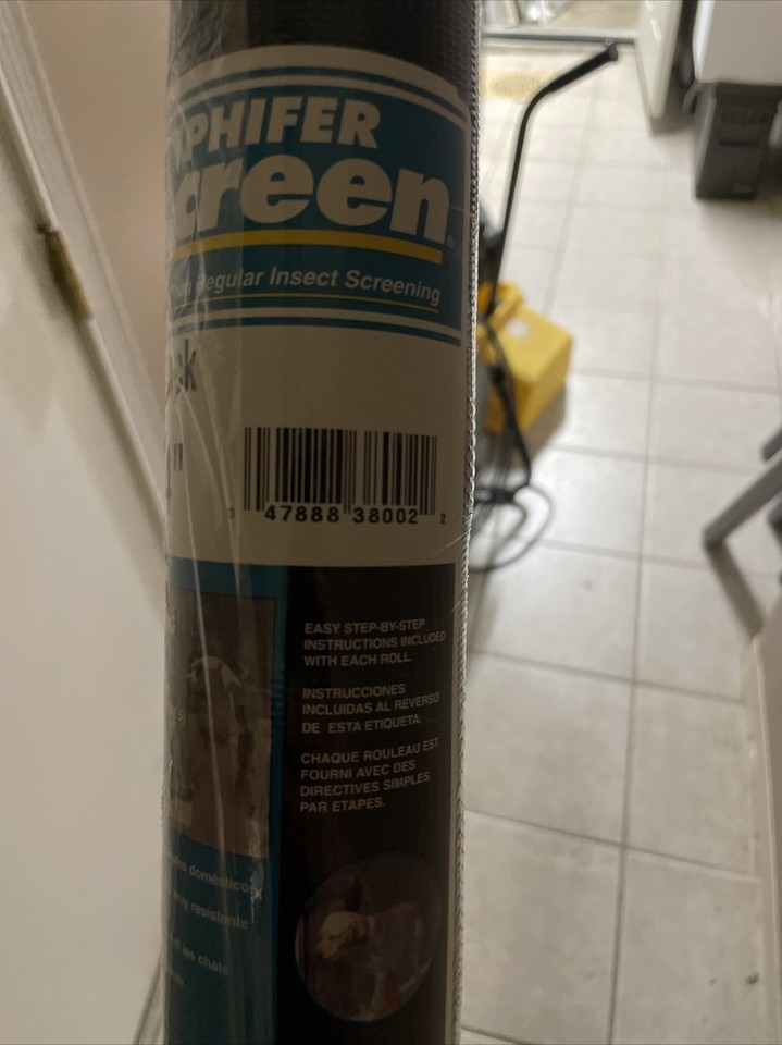 Phifer Wire 3004137 Screen Pet Fiber 36X84 eBay