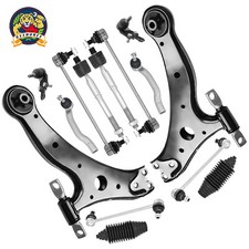 14PC Front Lower Control Arm Tierod Sway Bar ...
