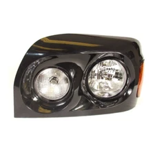 Fortpro Black Headlight for Freightliner Century 2005-2015, Driver Side