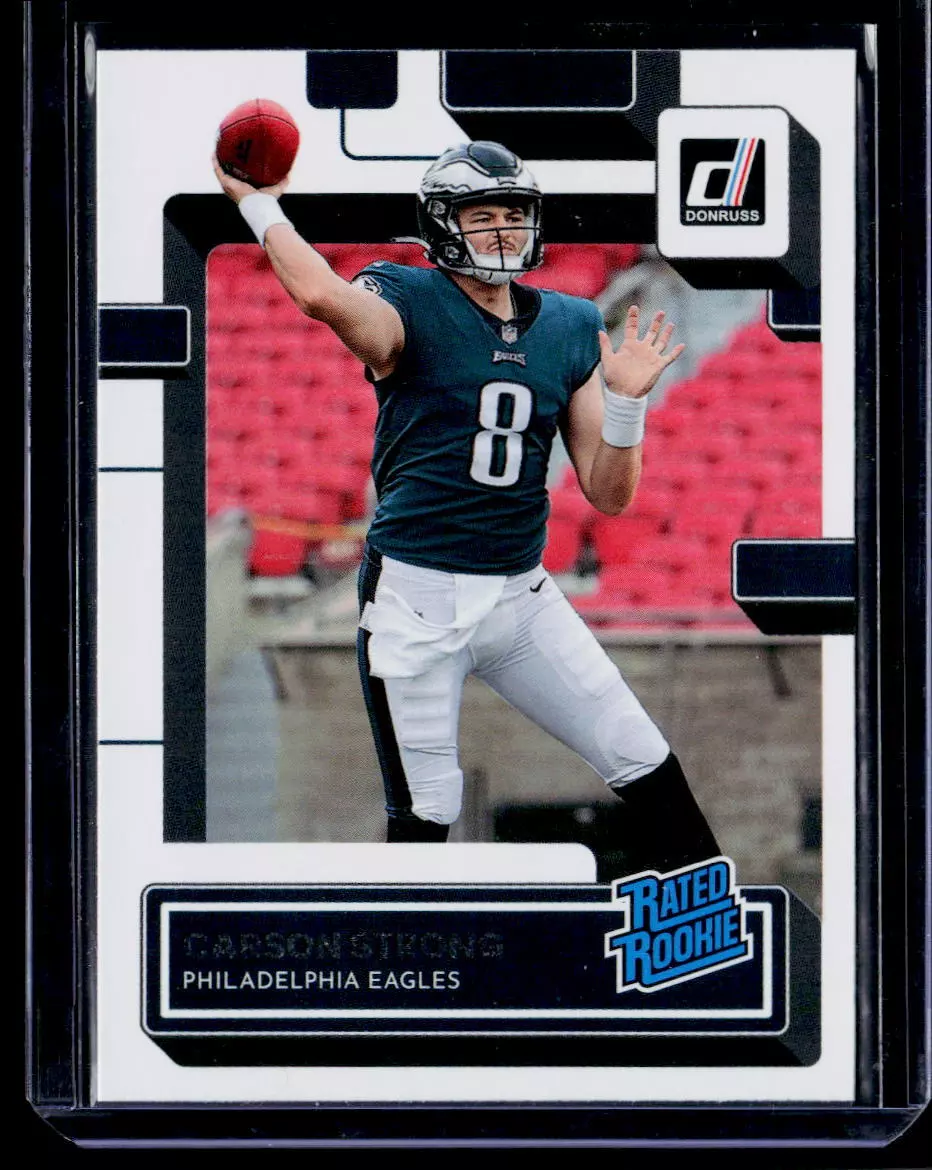 Carson Strong trading card