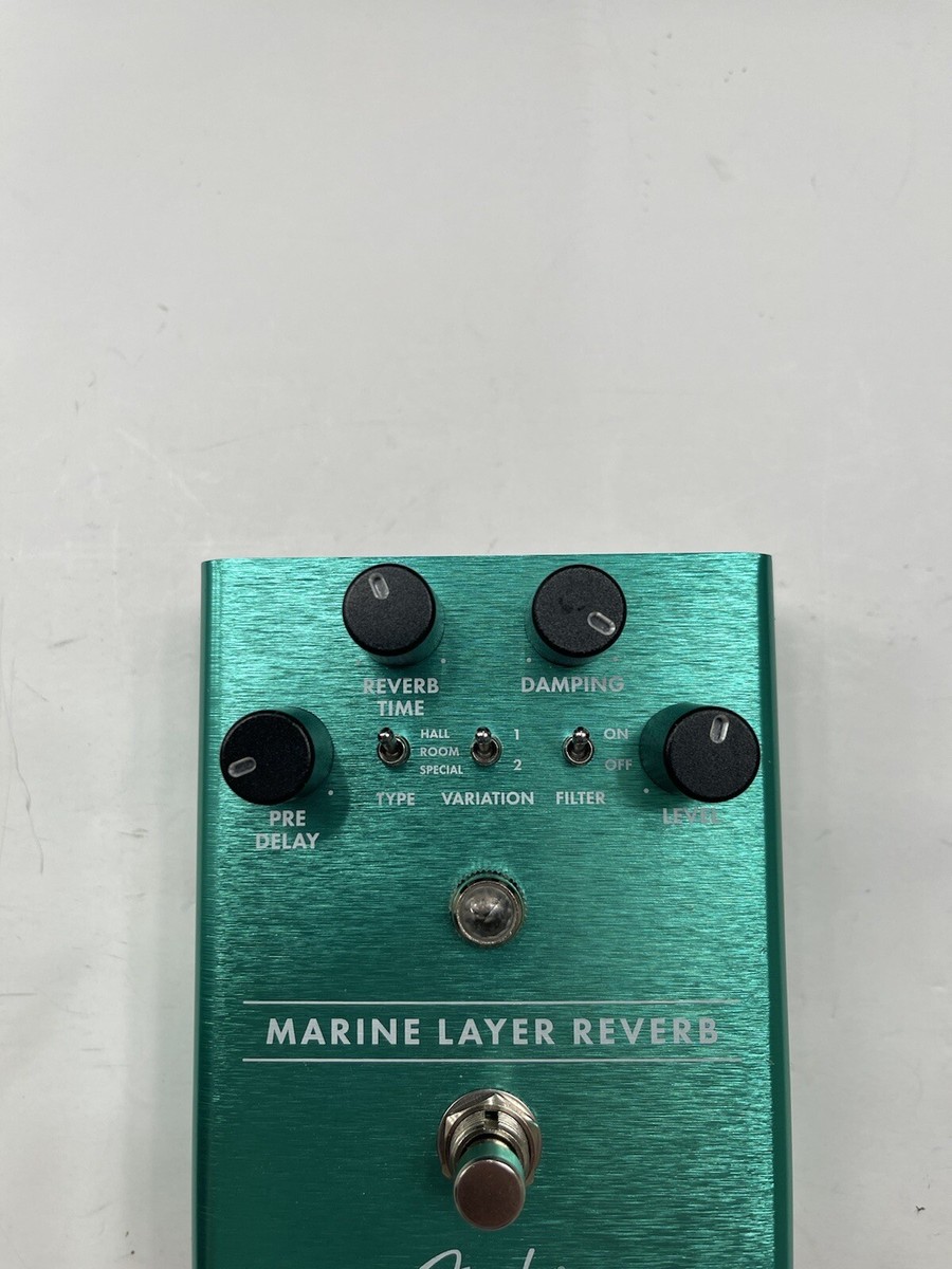 ギター FENDER / MARINE LAYER REVERB PEDAL Amazon.com: Fender Marine Layer Reverb Pedal Bundle with