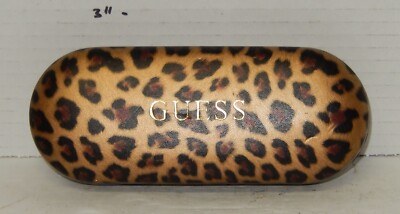Guess Leopard Print Sunglasses Eyeglasses Case