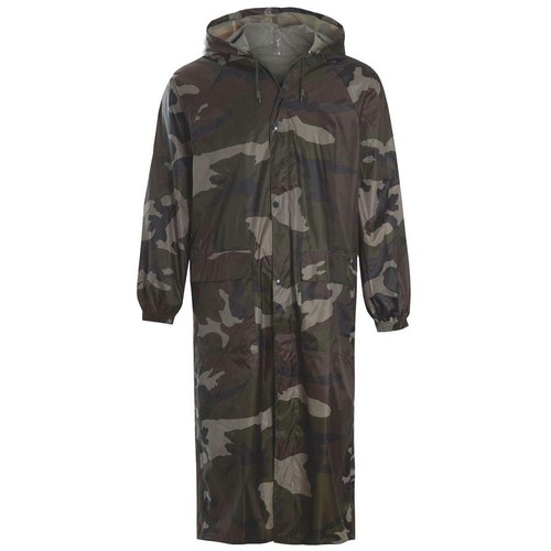Adults Long Camouflage Waterproof Rain 