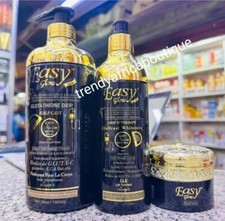 3pcs Easy Glow Glutathion H-C Body Lotion 538ml, SHOWER GEL  Face Cream  