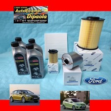 KIT TAGLIANDO FORD C-MAX II FOCUS III 1.6 TDCI 4L FORD 5W30 + 4 FILTRI ORIGINALI