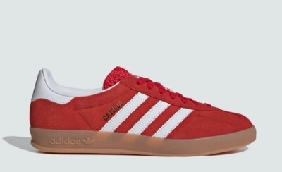 スニーカー adidas Originals Gazelle Indoor Better Scarlet JI2756 adidas Originals Gazelle Indoor Better Scarlet GUM MEN'S
