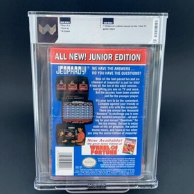 JEOPARDY! JUNIOR EDITION WATA Graded 9.2 A Sealed Nintendo NES Video Game