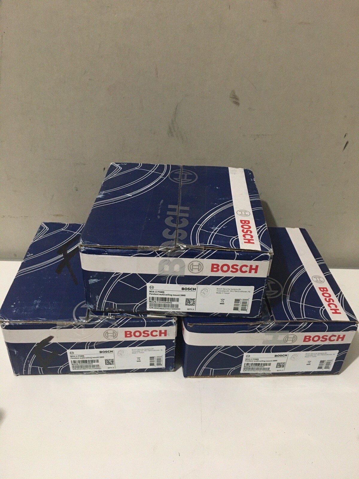 Lot of 3 NEW Bosch NDA-U-PSMB Pendant Wall/ceiling Mount SMB F01U324942