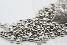 Miyuki Round Rocailles 11/0 Duracoat Galvanized Nickel Seed Bead RR-194