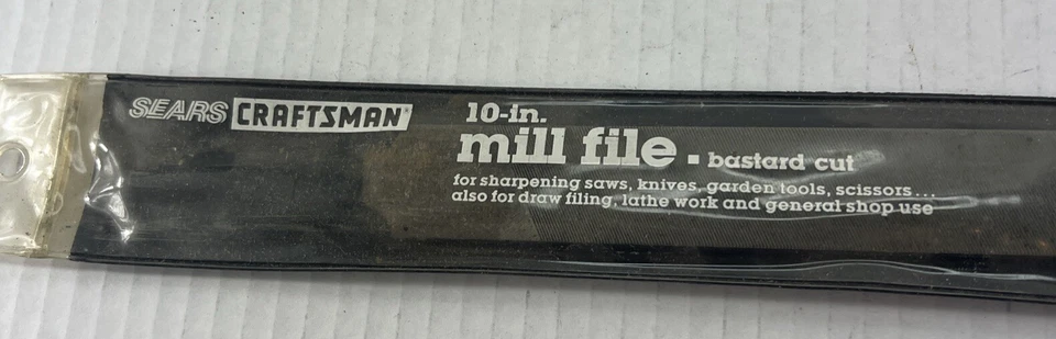 Sears Craftsman 9 231264  10" Mill File Single Cut - Bastard Cut  #15 Vintage - Image 4 of 4