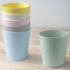 IKEA KALAS Kids Cups Mixed Colors 6 Pack/8 OZ