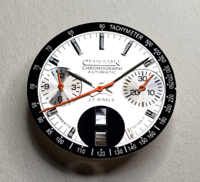 NEW AFTERMARKET REPLACEMENT DIAL + HANDS FOR CITIZEN BULLHEAD AUTOMATIC CHRONO!!