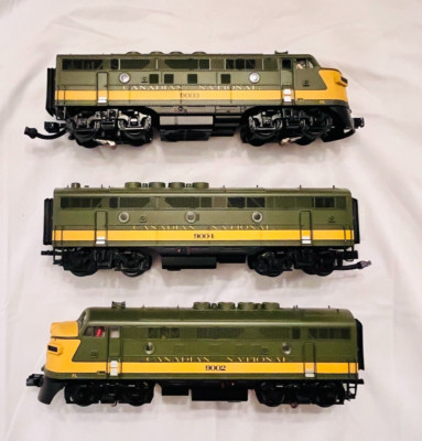 MTH 20-2439-1 CN F-3 ABA Diesel Engine Set w/Proto-Sound 2.0 #9002/9003/9004 LN