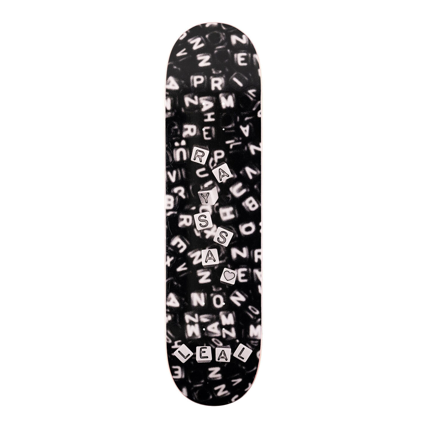 April Skateboard Deck Rayssa Leal Beads Black 8