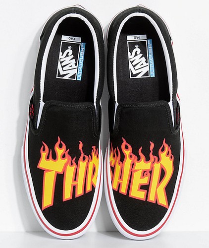 Vans X Thrasher Flame Logo collection - releasing Ju