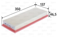 Valeo 585481 Luftfilter FüR Fiat Peugeot Toyota Opel CitroËN DS