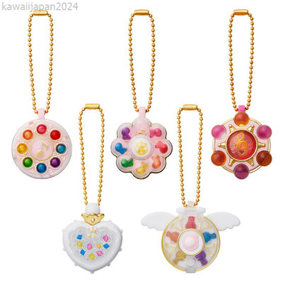 PSL BANDAI Ojamajo Magical DoReMi Little Charm Keychain Poron Tap Complete Set