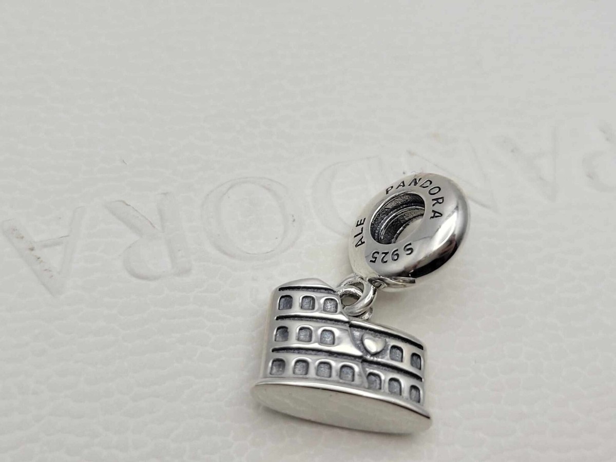 Authentic Pandora Charm The Colosseum Rome Dangle Travel Italy