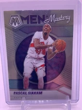2020-21 Panini Mosaic Men of Mastery Pascal Siakam Silver Toronto Raptors #10