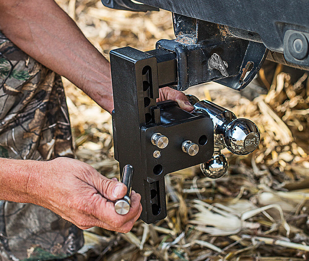 B\u0026W TS10033B Tow \u0026 Stow Dual-Ball Trailer Hitch Mount 3\