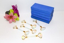 Wholesale Lot 5Pc Opal Opalite Facial Crystal Rollers Anti-Aging Massager