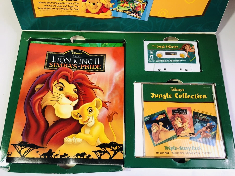 Rey León, Nueva Colección Selva Disney 3 Historias en Cinta, Libro y CD, Tarzán Foto 4 de 4