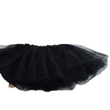 Hair Bows Unlimited Dance TuTu Girls Size 5-6 Black Elastic Waist