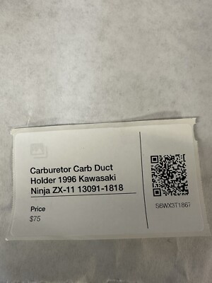 Carburetor Carb Duct Holder 1996 Kawasaki Ninja ZX-11 13091-1818