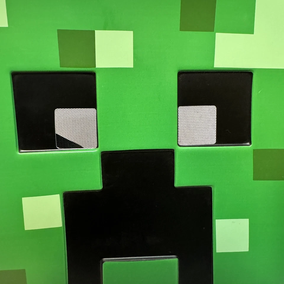 Videojuego Minecraft Creeper Vacuform Media Máscara Disfraz Halloween Foto 2 de 3