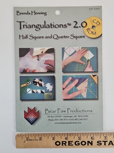 Brenda Henning TRIANGULATIONS 2.0 CD-ROM Half Square & Quarter Square Foundation