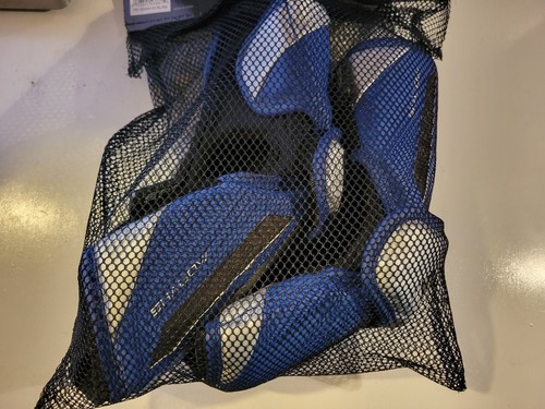 STX Shadow Arm Guard Blue / Silver Pad Large L NEW - Picture 4 of 6