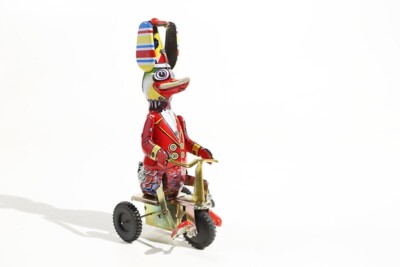 * Blechspielzeug  ENTE AUF DREIRAD   °° Tin Toy  °°  Jouet en Tôle °°
