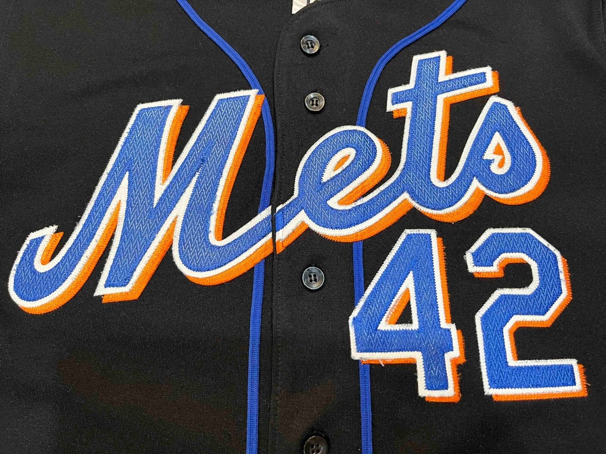 Rawlings Authentic MLB New York Mets VAUGHN #42 Jersey Sz 10-12