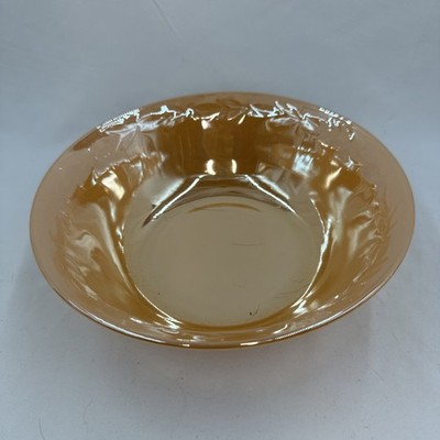 Fire King Ware Peach Luster Laurel Leaf 8 1/4'' Bowl