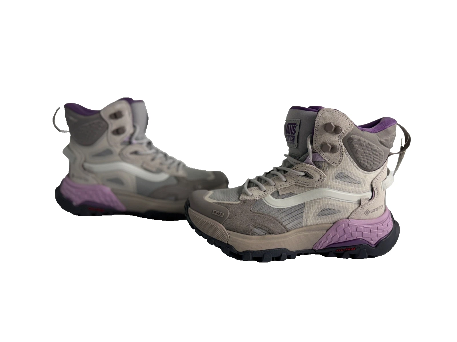 Vans MTE Crestline Gore-Tex Waterproof Hiking Boots Gray Men Size 9 Women 10.5