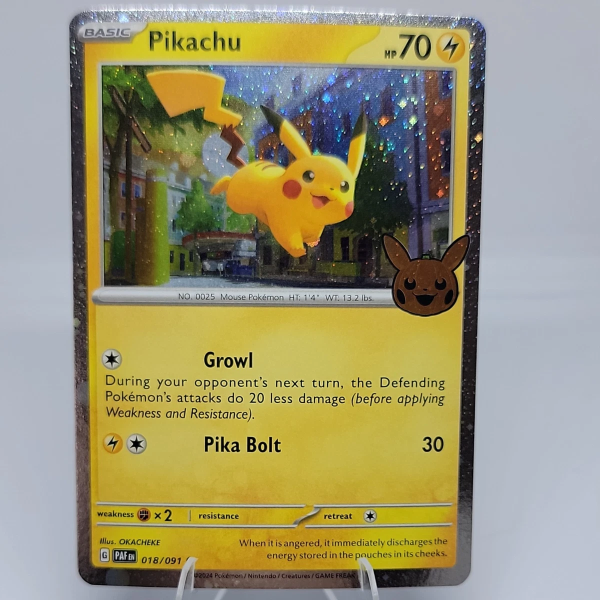 Pikachu 018/091 Trick or Trade Booster Bundle 2024 for sale | eBay