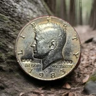 1983 P Gold Toned Kennedy Half Dollar Stamped 1960 - 1980