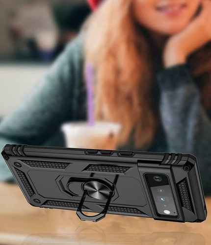 Pour Google Pixel 10PROXL/9A/8A/7A Étui Bague Antichoc Téléphone + Écran Garde - Photo 10 sur 62