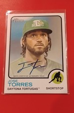 2022 Topps Heritage Minor League Edition - Real One Autographs Jose Torres...