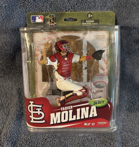 Yadier Molina Mlb 32 McFarlane Figure St. Louis Cardinals White Jersey Debut