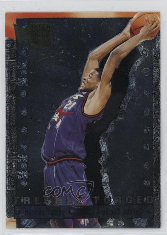 1996-97 Fleer Metal Freshly Forged Marcus Camby #4 Rookie RC 8d4