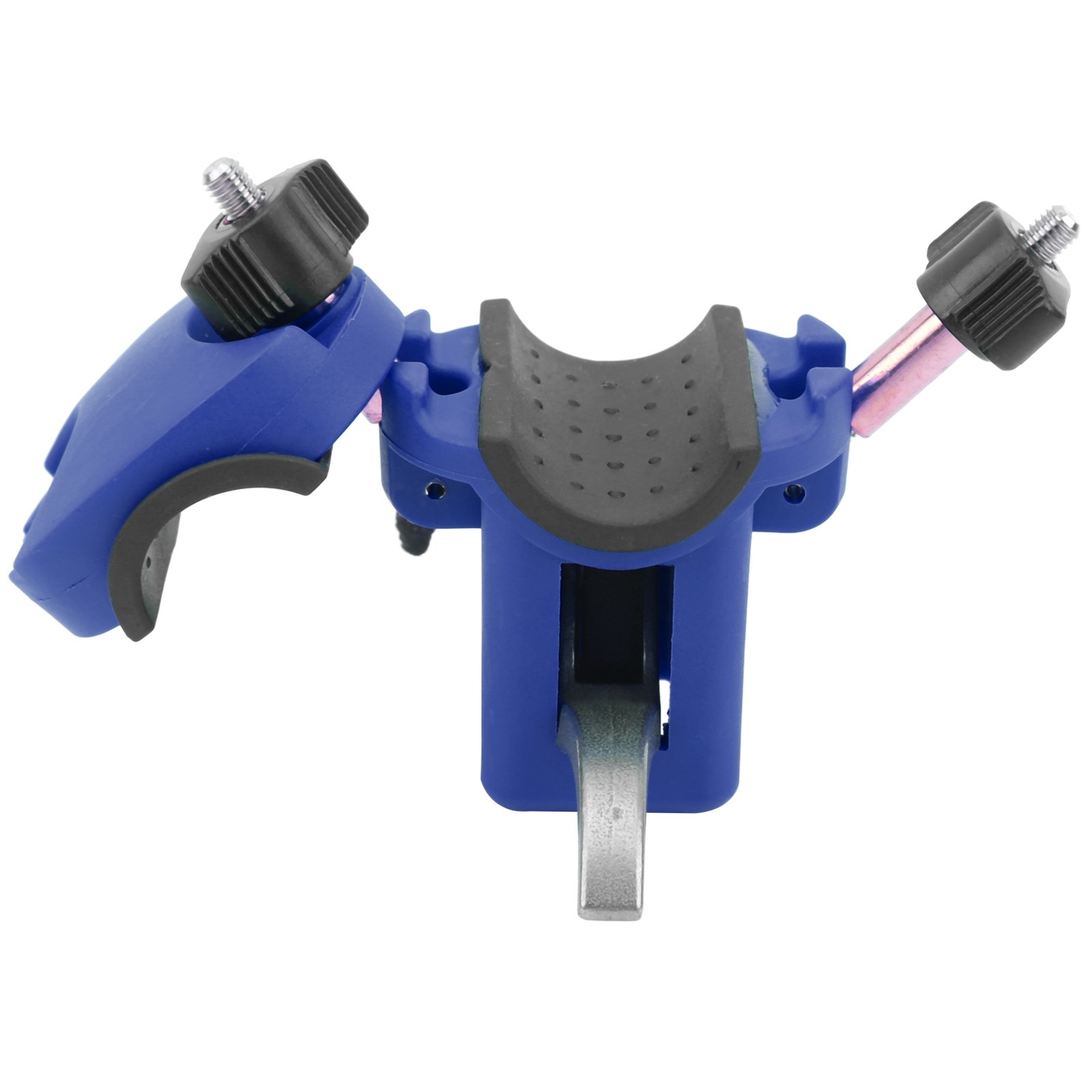 ¸(Blue)Boat Fishing Pole Bracket Mount Device Aluminium Alloy Outdoor Fish R AS